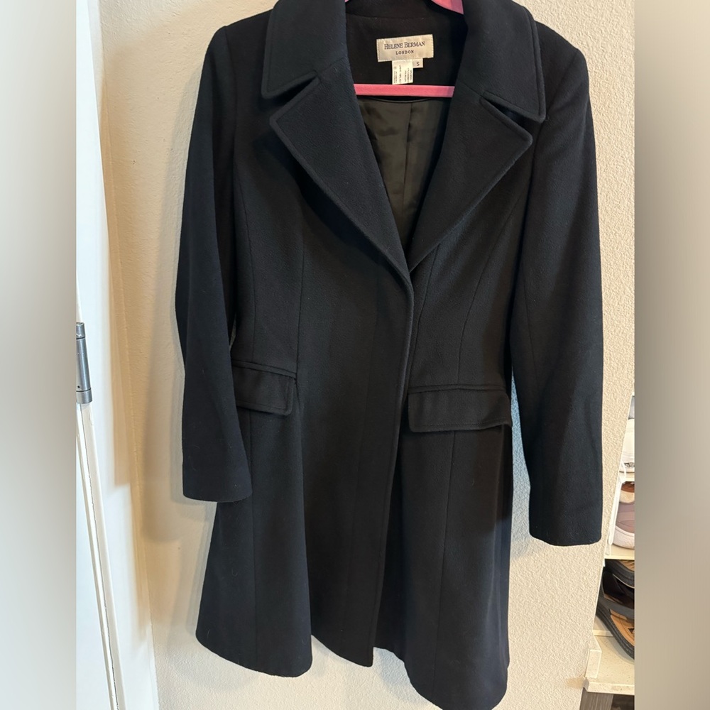 Helene Berman Wool Dress coat Small